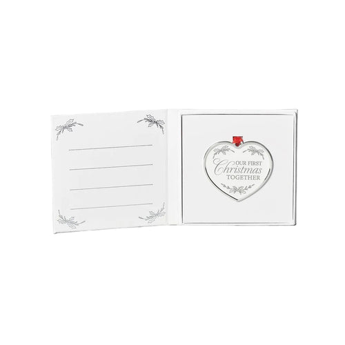 Our 1st Christmas Heart Ornament 2 3/4" - JMJs Catholic Store, Inc