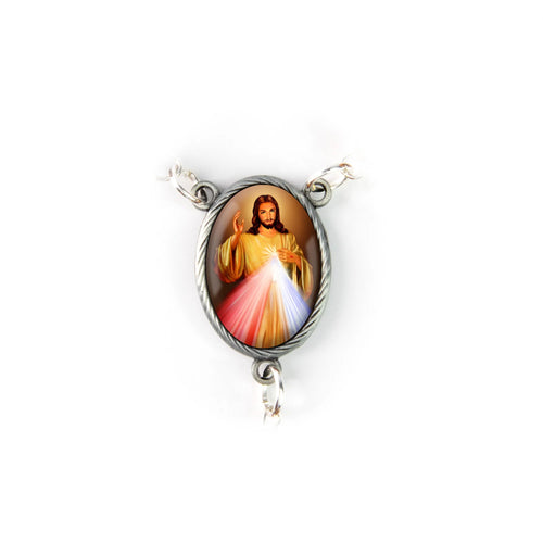 Jesus Divine Mercy Holy Land Olive Wood Auto Rosary - JMJs Catholic Store, Inc