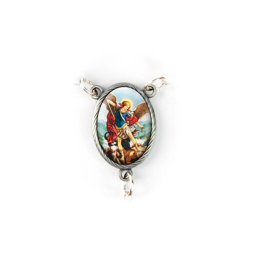 Saint Michael Mother of Pearl Catholic Rosary - JMJs Catholic Store, Inc