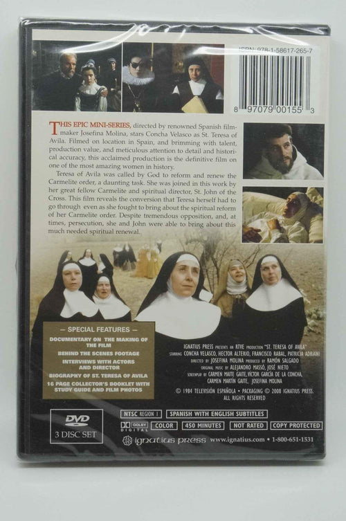 Saint Teresa of Avila DVD(as seen in EWTN). 3 DVD Set