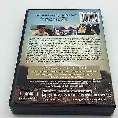 3 DVD Set: Saint Teresa of the Andes (subtitles: English)-Teresa de los Andes DVD