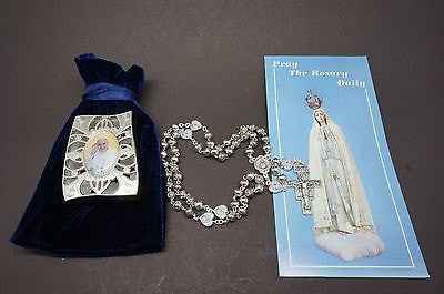 Pope Francis Rosary with prayer, gift set