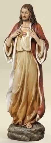 Sacred Heart of Jesus Statue 13.75"H
