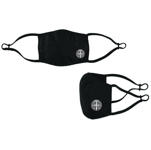 Benedictine Medal Adjustable Facemask - Unique Catholic Gifts