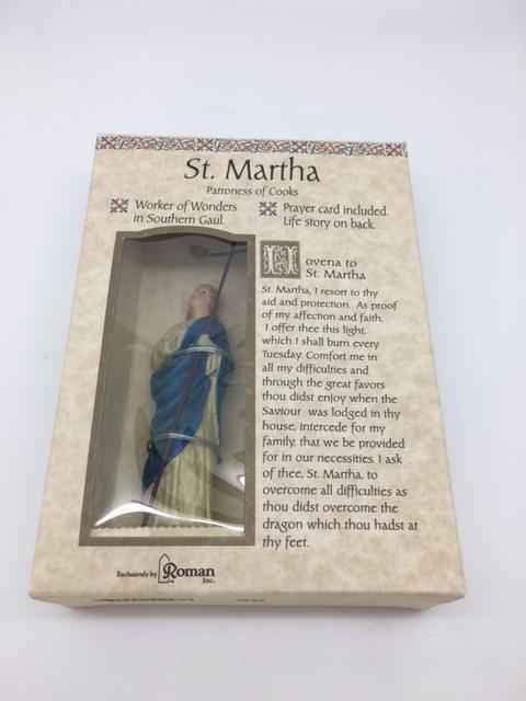 St. Martha Figurine 4"H