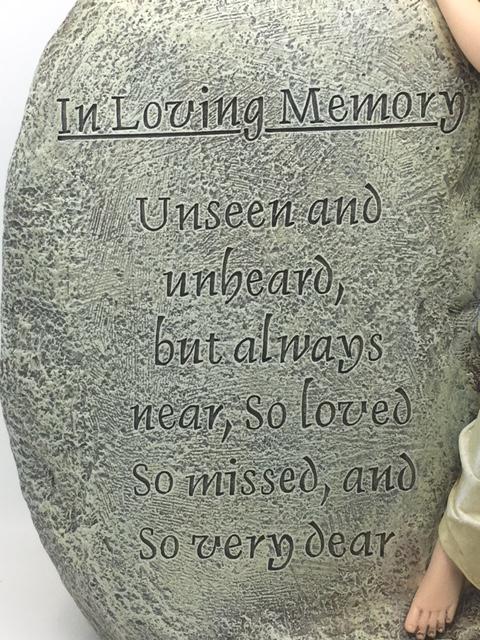 Garden Statue Memorial Stone - Unique Catholic Gifts