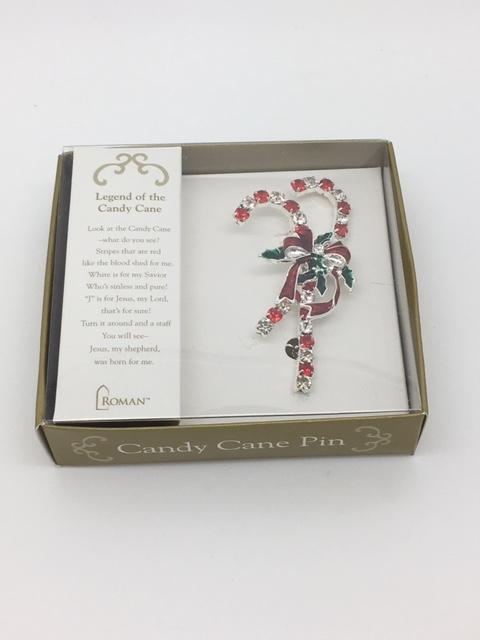 Candy Cane Story Pin - Unique Catholic Gifts