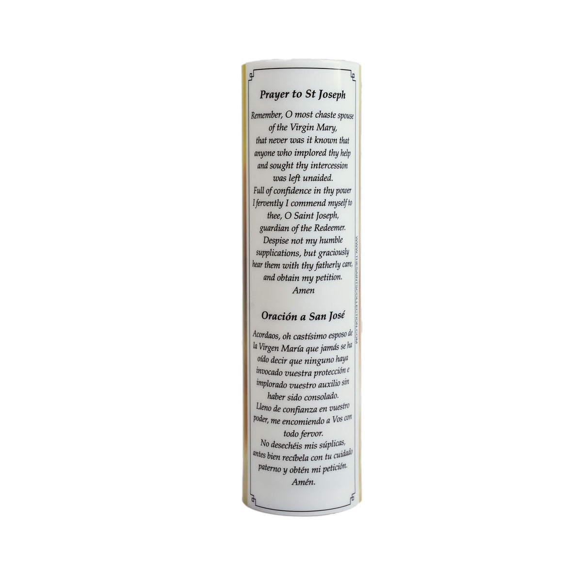 St. Joseph LED Candle with Timer - Unique Catholic Gifts
