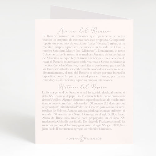 Tarjeta Rece un Rosario por Tu - Tulipanes Mixtos - Unique Catholic Gifts